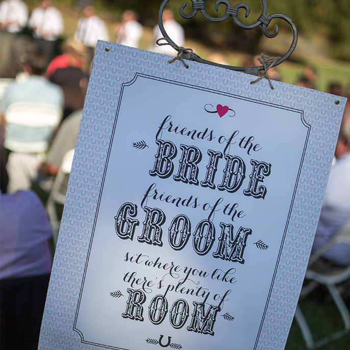 wedding signage